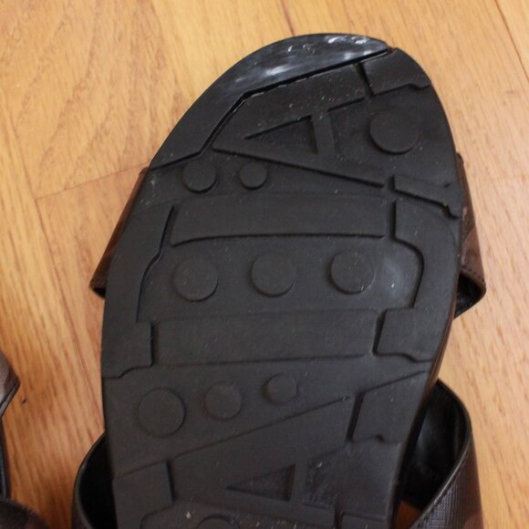 Prada Men's Criss Cross Camo Print Sandals Size 8 - Picture 11 of 11
